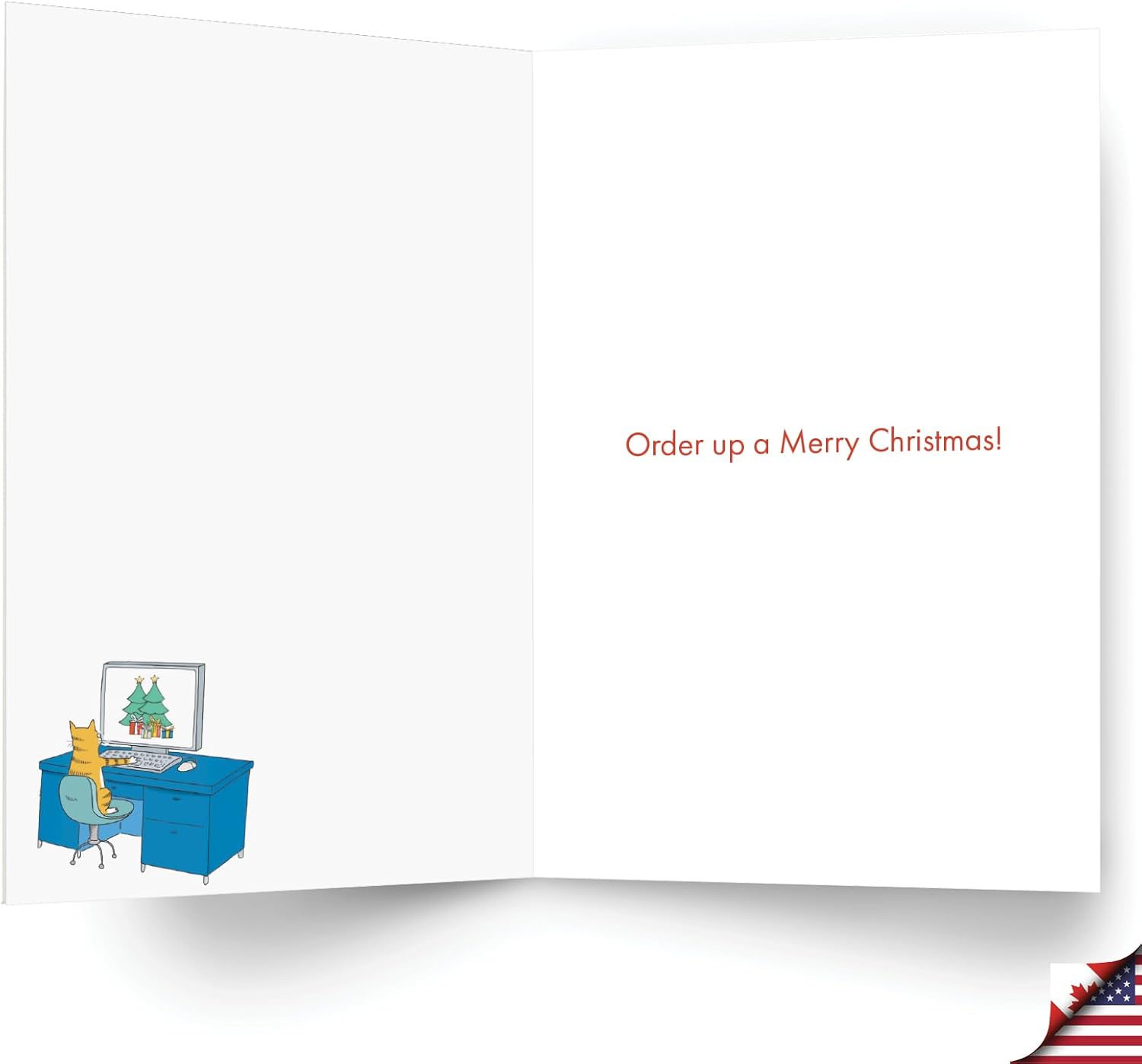NobleWorks - 12 Funny Blank Christmas Greeting Cards - Boxed Humor Set, Festive Holiday Notecards with Envelopes (1 Design, 12 Cards) - Heads Will Roll B1532K