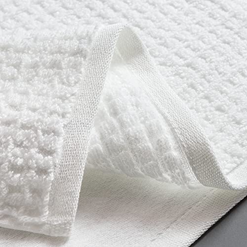 Softerry Waffle Bath Towel Set - 100% Soft Cotton - Plush And Extra Absorbent - Luxury Hotel & Spa Quality - Fade Resistant - Eco-Friendly (White, Set Of 2) #TOP1