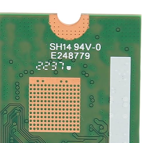 Gugxiom 6E Card, tarjeta M.2 para laptop con módulo Tri Band y velocidad de 5374 Mbps, adaptador con Bluetooth 5.3 miniatura 6
