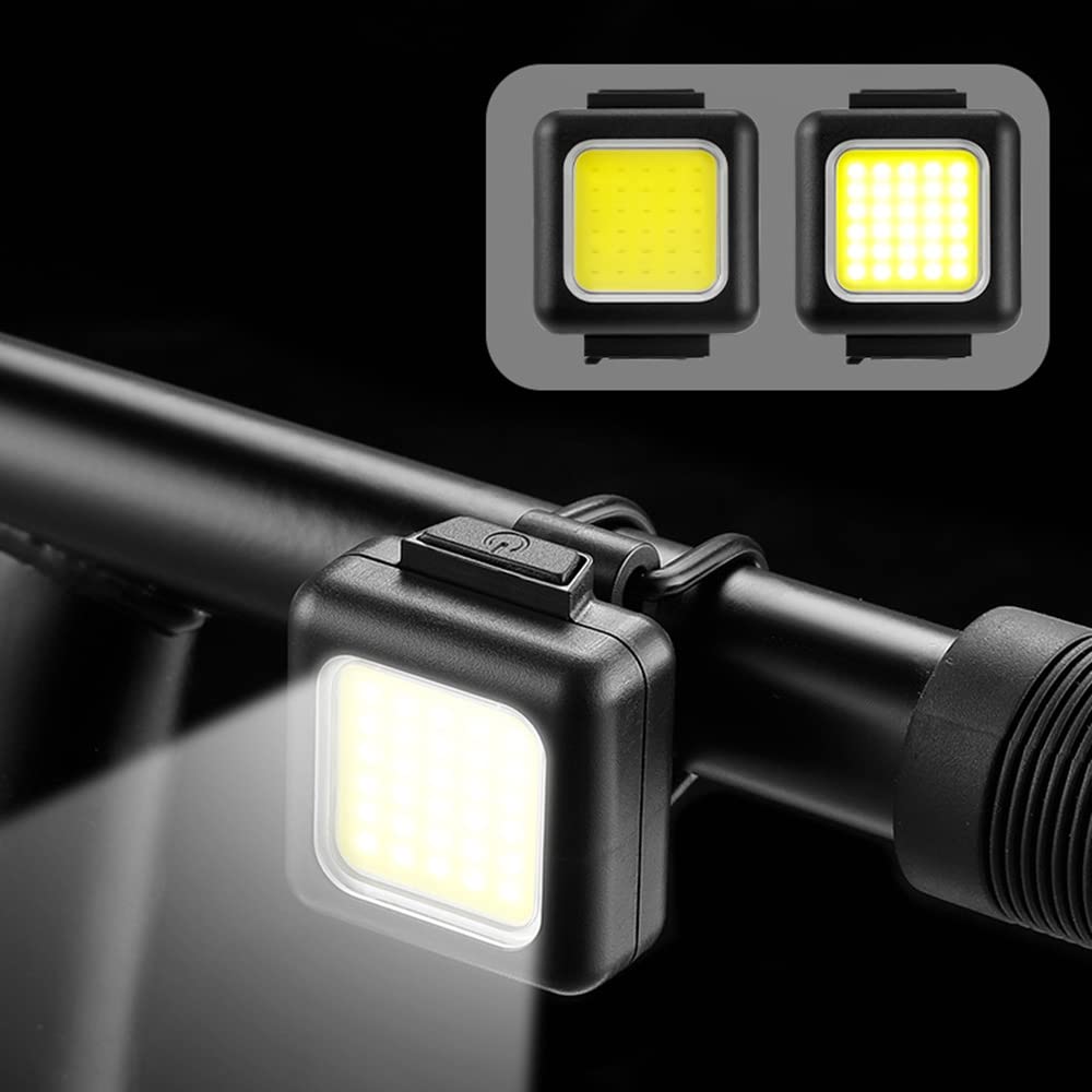 Mini Faro da Montagna Multifunzione, Luce Potente, Faro per Bicicletta per Ciclismo all'aperto, Torcia elettrica per Bicicletta