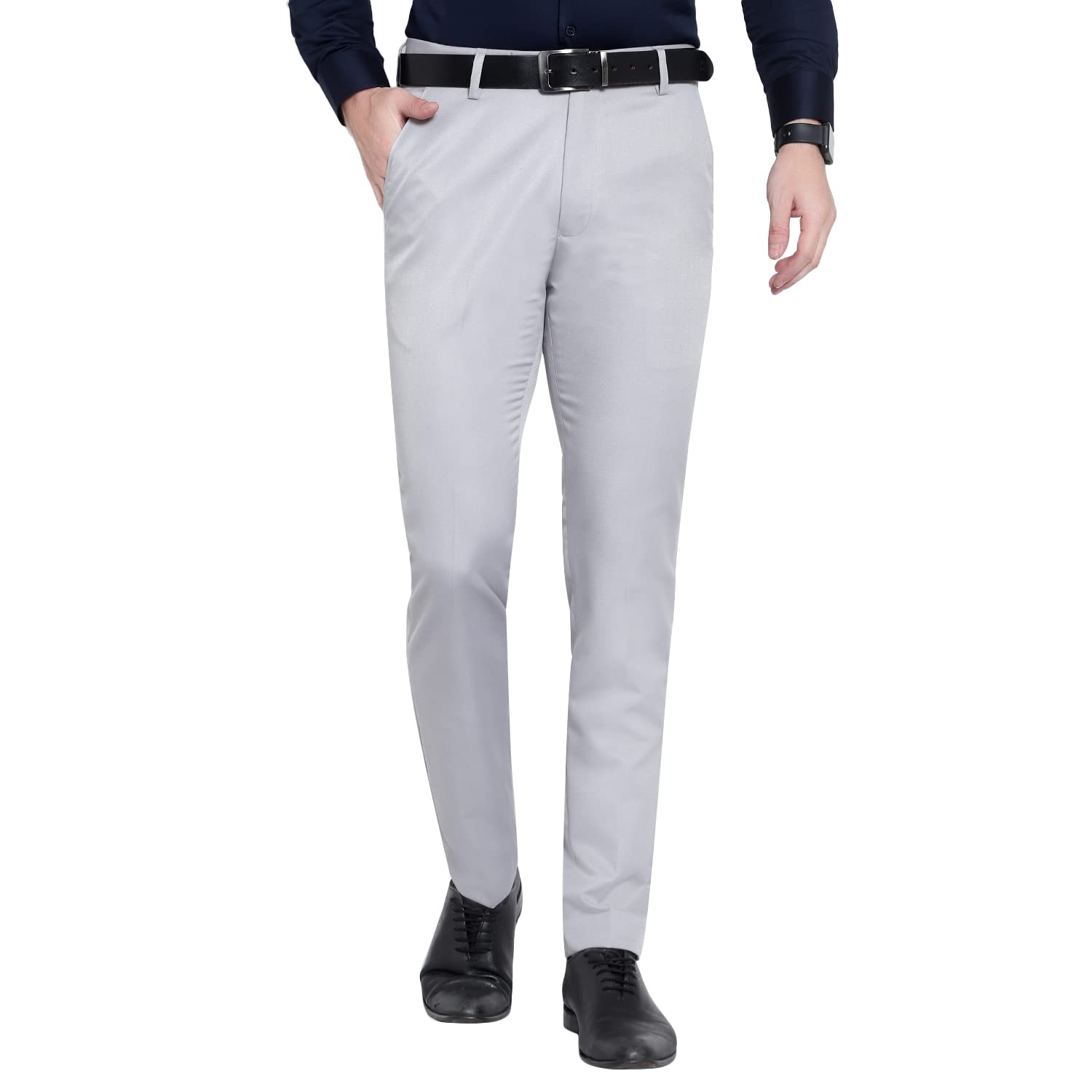 Solid Stretchable Formal Pants for Men Office Wear - Premium Regular Fit Formal Trouser for Men, Boys, Gents - Formal wear for Office Meeting, Party, Gathering, Interview-picture-16
