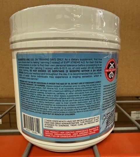 Evogen EVP Xtreme NO - Pre Workout Powder for Men & Women | Sugar Free Preworkout with Beta Alanine, Creatine, and Caffeine for Energy & Pump | Polar Cherry Frost | 40 Servings - Image 7