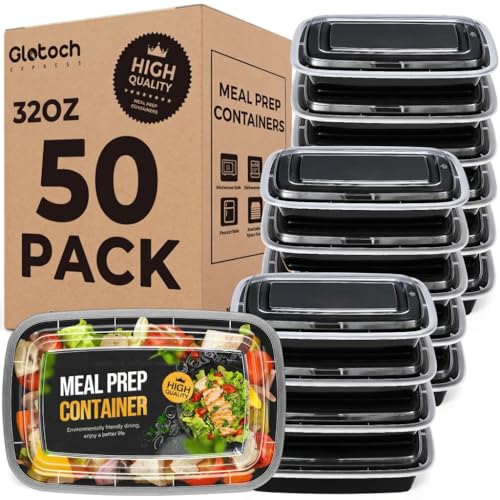 21% Off Glotoch 50-Pack BPA-Free Meal Prep Containers