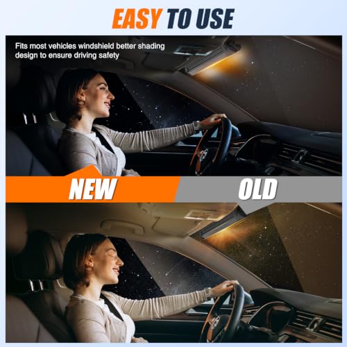 Image of Nilight 32LED Amber White Dash Strobe Light w /Controller Windshield Mount