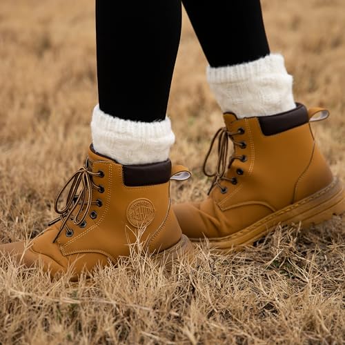 Gealaek Women Slipper Socks Winter Thick Fuzzy Warm Cozy Soft Sherpa Lined Socks Non Slip with Grippers3