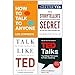 How to Talk to Anyone, The Storyteller's Secret, Talk Like TED, TED Talks 4 Books Collection Set