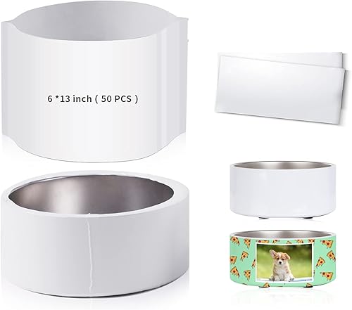 PYD Life Bolsas de sublimación retráctiles para sublimación en blanco, película retráctil de sublimación de 6 x 13 pulgadas, bolsas de transferencia