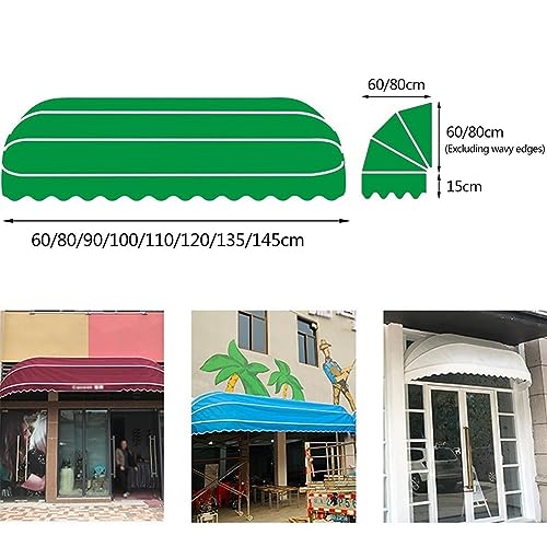Toldo retráctil curvado francés con poliéster impermeable para terraza 6