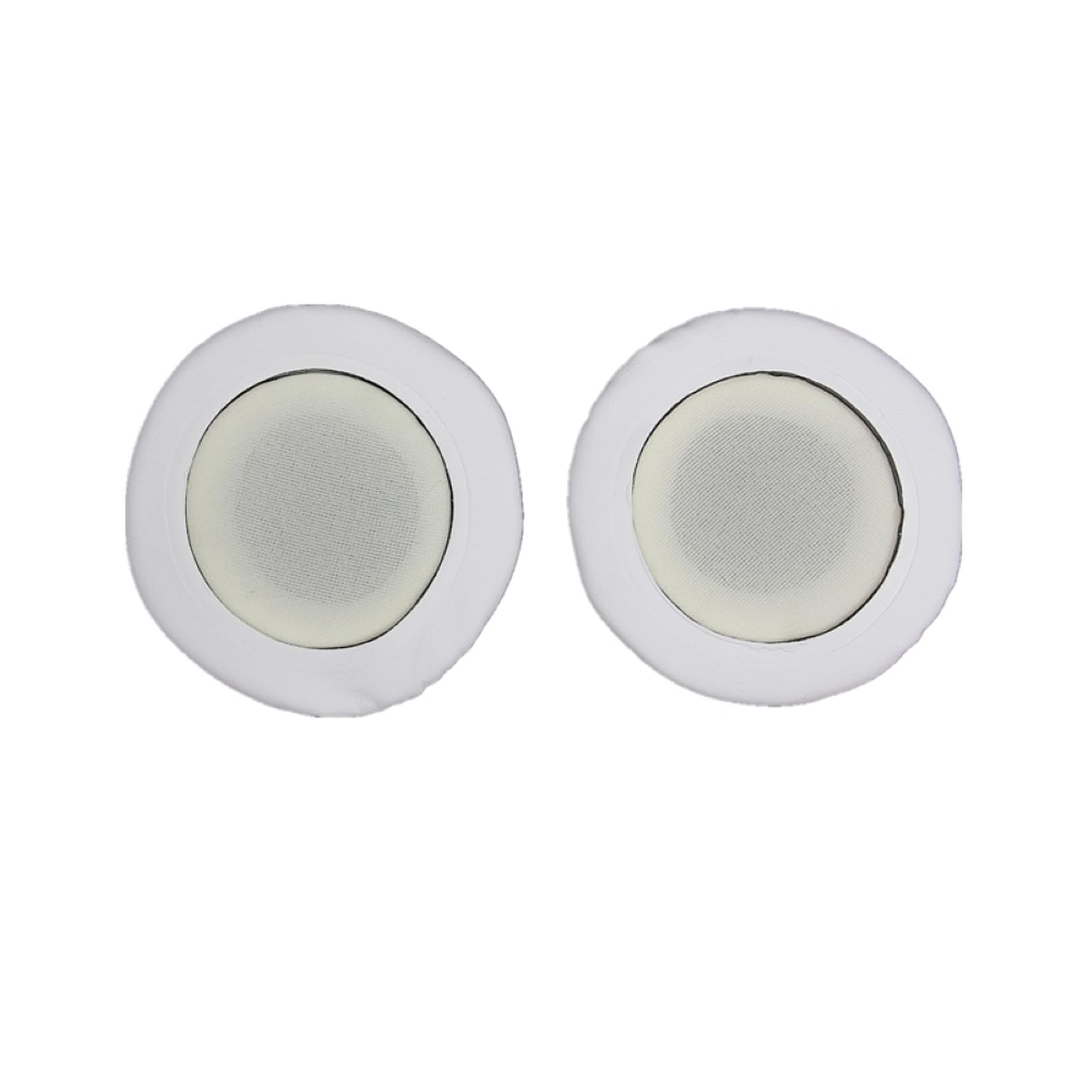 Cuscinetti Auricolari Di Ricambio In Memory Foam – Diametro 45-110 Mm, Bianco, In Pelle Sintetica, Copriarchetto Per Cuffie
