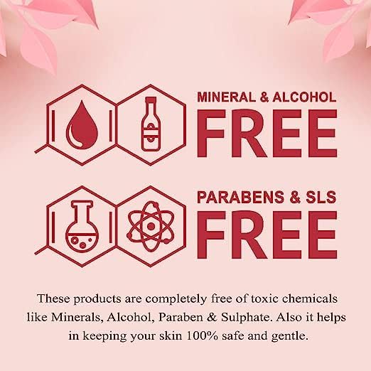 Miniatura 5 de Kit facial rosa masajeador facial máscara facial kit para mujeres crema de masaje facial gel facial exfoliante facial kit exclusivo 8.82 oz paquete