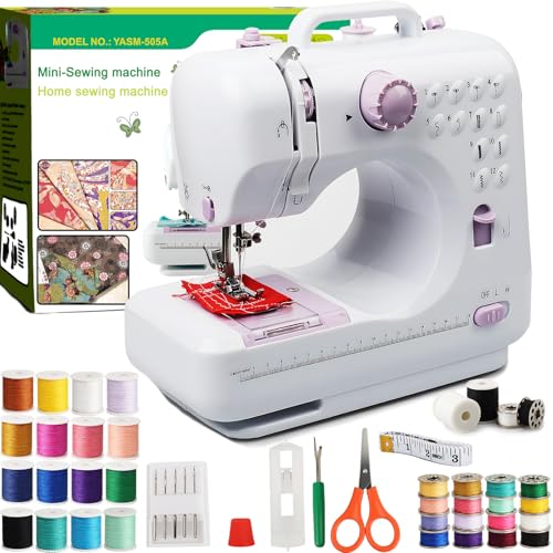 Beginner Sewing Machine for Home Crafting & Mending, 12 Multi-Function
