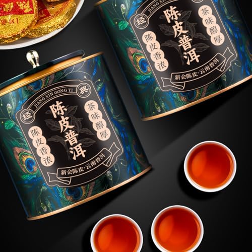 Té Pu 'er premium fermentado con cáscara de mandarina envejecida de calidad selecta de 250g 5