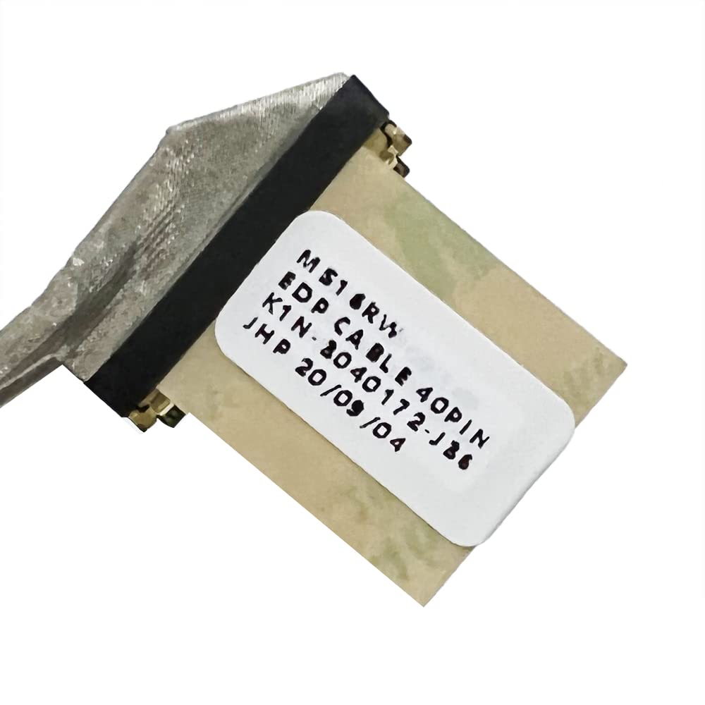JINTAI LCD LED LVDS Schermo Display Flat Cavo per MSI MS16W1 MS16R4 MS16RW GF65 GF63 EDP 144HZ 40PIN K1N3040172J36 Screen Video Cable