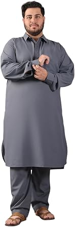 Sojanya PLUS Since 1958 Mens Cotton Pathani Kurta Salwar Set - Perfect for Eid Celebration
