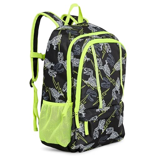 Image of Lands' End Unisex Kids Large ClassMate Lightweight Durable Elementary School Backpack, Black Highlight