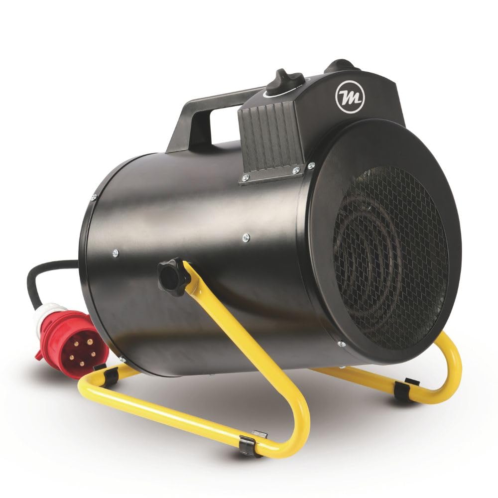 Aerotermo Eléctrico Industrial 5KW Calefactor Portátil y Ligero con Termostato Ajustable- EH CANNON BGP 05