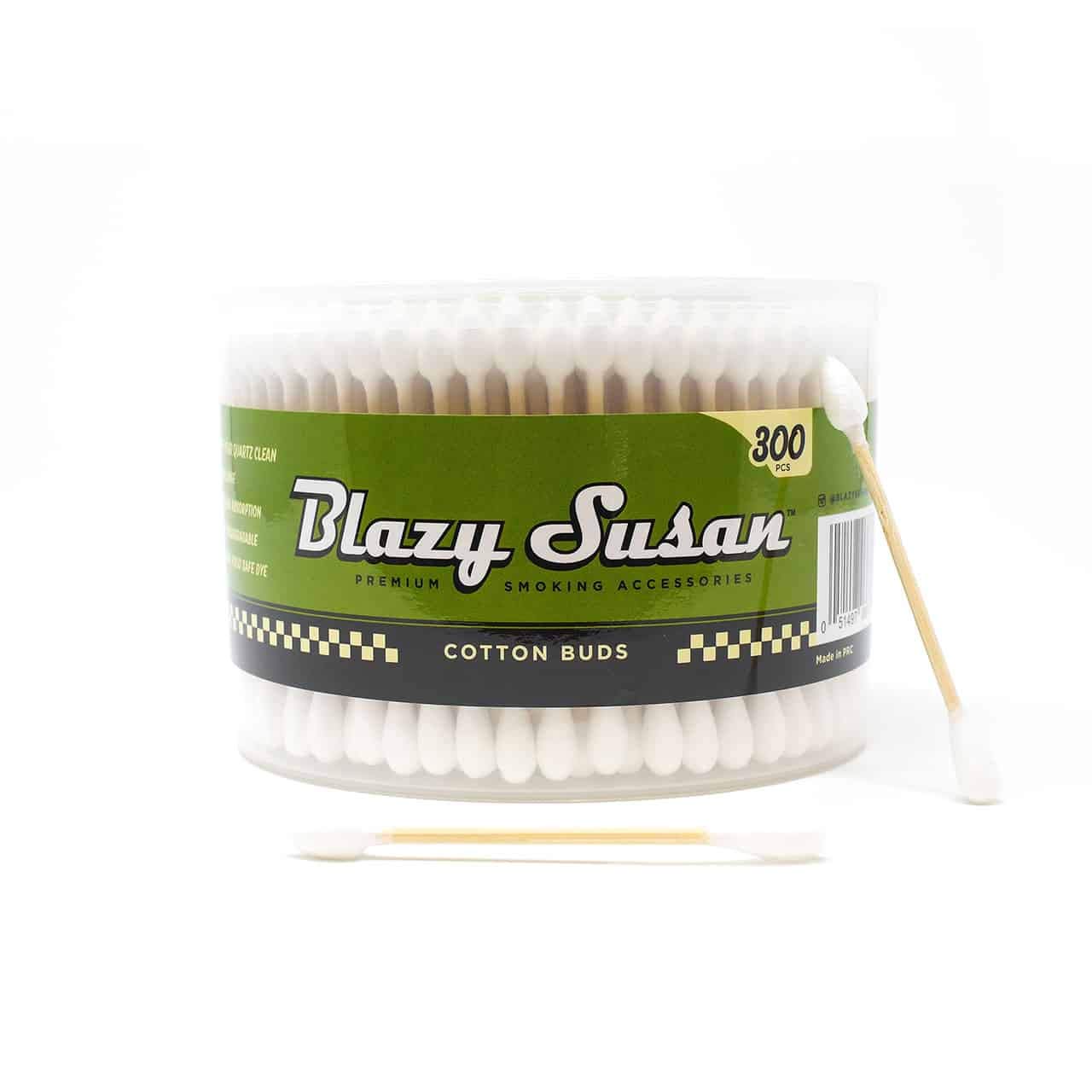 Blazy SusanWhite Premium Cotton Buds | Cotton Swabs | No Residue or Aftertaste | 300ct