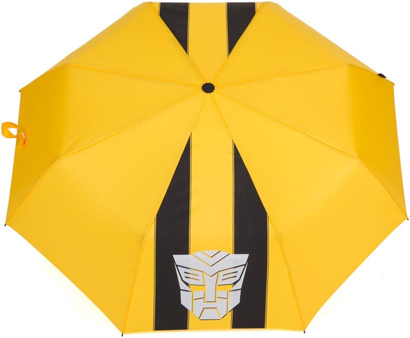 ADJOY9 Manual Cartoon 8-Rib Pongee Cloth Windproof 3-Fold Kids Mini Rain Umbrella - Big Hornet