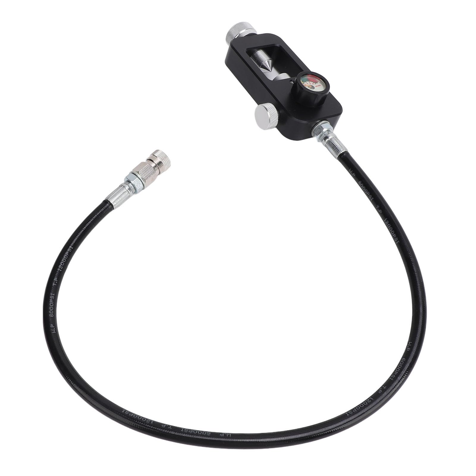 Tauchflaschen-Ventiladapter, 8 mm, Edelstahl, Stabiler Unterwasser-Nachfülladapter, Tauchflaschen-Füllstation für G5/8-Ventil