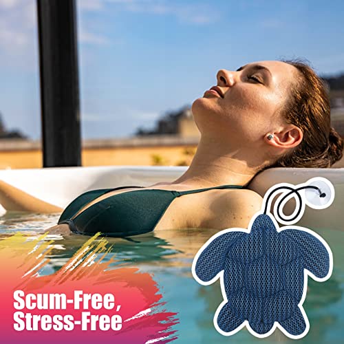 Image of 2 Pack Hot Tub Scum Absorber Pool Sponge Oil Absorber Hot Tub Sponge Turtle