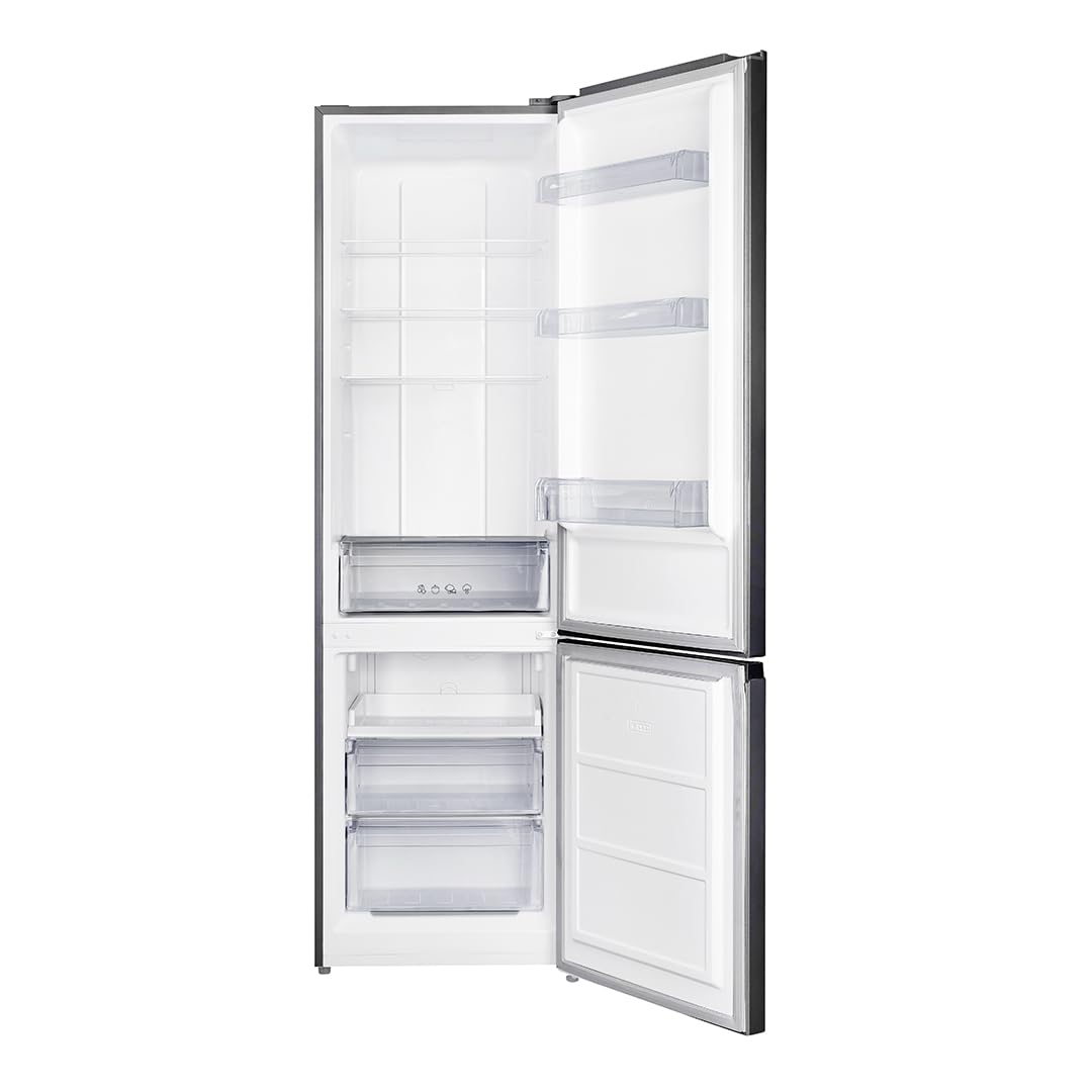 Aspes Frigorifero combi inox 2 ante AC2602ENFDX, capacità 326 litri, No Frost, ventilazione statica, livello sonoro 40 dB, anta reversibile, apertura tipo maniglia, classe energetica E
