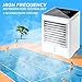 Portable Air Conditioners, USB Personal Mini Air Conditioner with 3-Speed, Evaporative Air Cooler with Touch Screen, Portable Ac Unit Fan for Room, Tent, Bedroom, Car, RV, and Camping