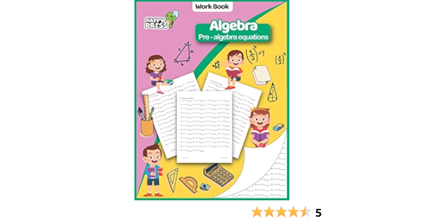 Algebra - Prealgebra Equations: Algebra - Prealgebra Equations Practice Workbook With Solutions (Alegbra Workbooks For Kids)