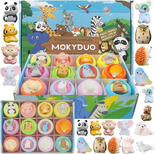 MOKYDUO バスボム 子供 バスボール 詰め合わせ お風呂 知育 ギフト 女性 人気 動物 キャラクター おもちゃ 入浴剤 カラフル 個包装 誕生日 プレゼント 男の子 女の子の商品画像（Amazon）