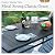 Sophia & William Patio Table and Chairs Set, Outdoor Dining Set for 8, 9 Piece Metal Patio Furniture, 82.7" Black Rectangular Table(Beehive)