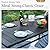 Sophia & William Patio Dining Set 9 Pieces, 8 Quick Dry Textilene Chairs and 83"x 39" Large Rectangular Outdoor Dining Table, All-Weather Patio Furniture for Lawn, Park, and Courtyard Support 350lbs