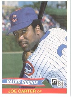 1984 Donruss Baseball Card #41 Joe Carter