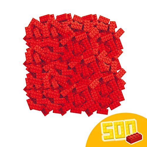 Blox - 500 bloques a granel, color rojo (Simba 4118922) , color/modelo surtido