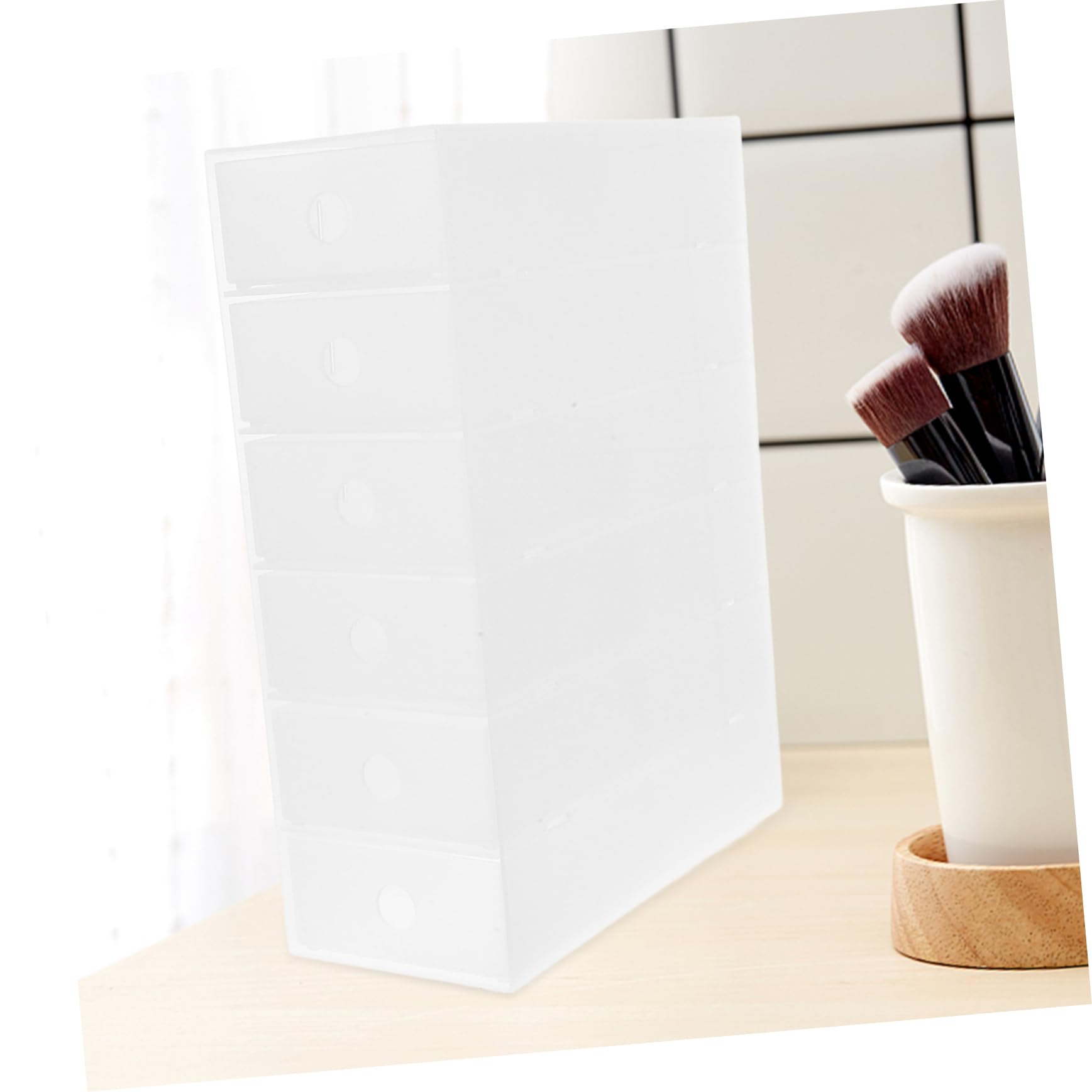 NUOBESTY Organizador De Almacenamiento Cajones Cajón Pequeño Contenedor De Plástico