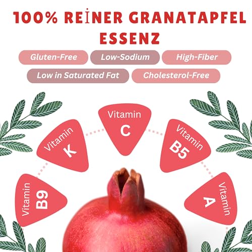 340g Granatapfelsirup – 100% Reiner Granatapfel Essenz aus türkischen Granatäpfeln | Natürlich, Vegan & Ohne Zusatzstoffe | Traditionell Hergestellt – Perfekt für Salate & Saucen