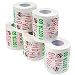 Produktbild THE TWIDDLERS - 5 weihnachtliche Santa-Toilettenpapierrollen, 3-lagig, weich, lustig, mit lustigem Slogan - Ho Ho Ho I Gotta Go