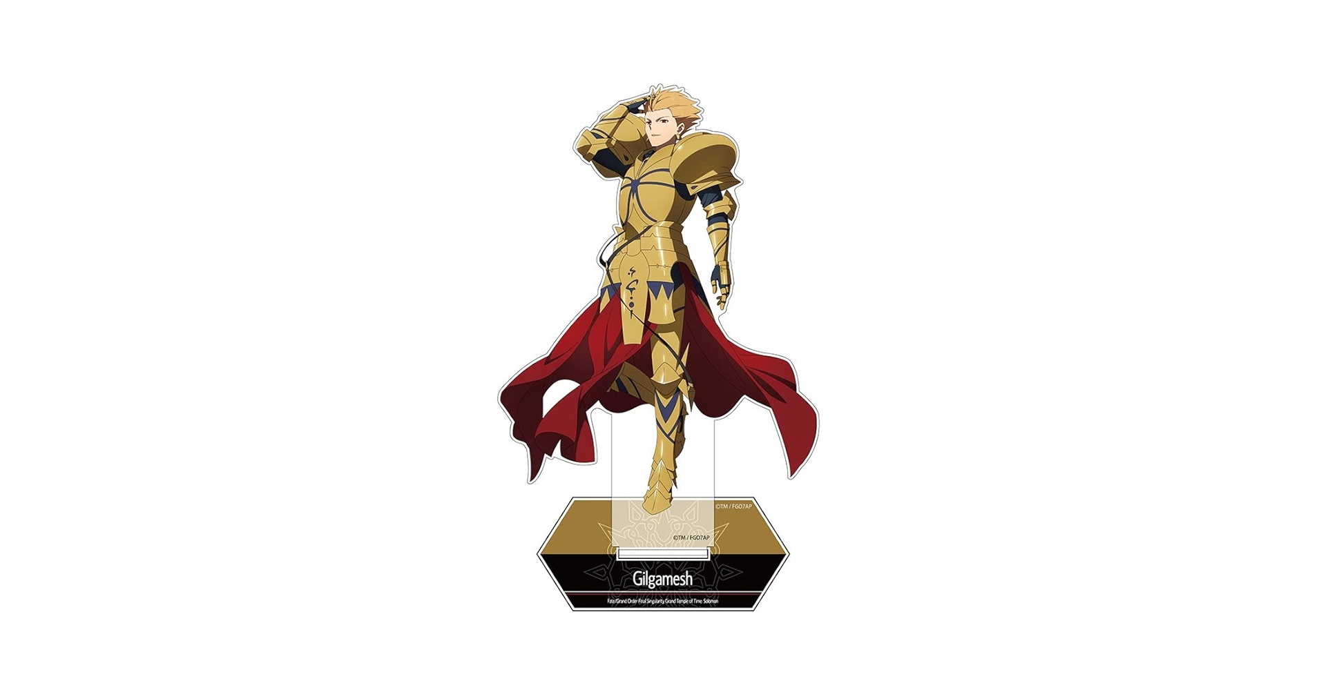 fgo ギルガメッシュ　アクリルスタンド FGO ギルガメッシュ アクスタ・缶バッジセット - メルカリ