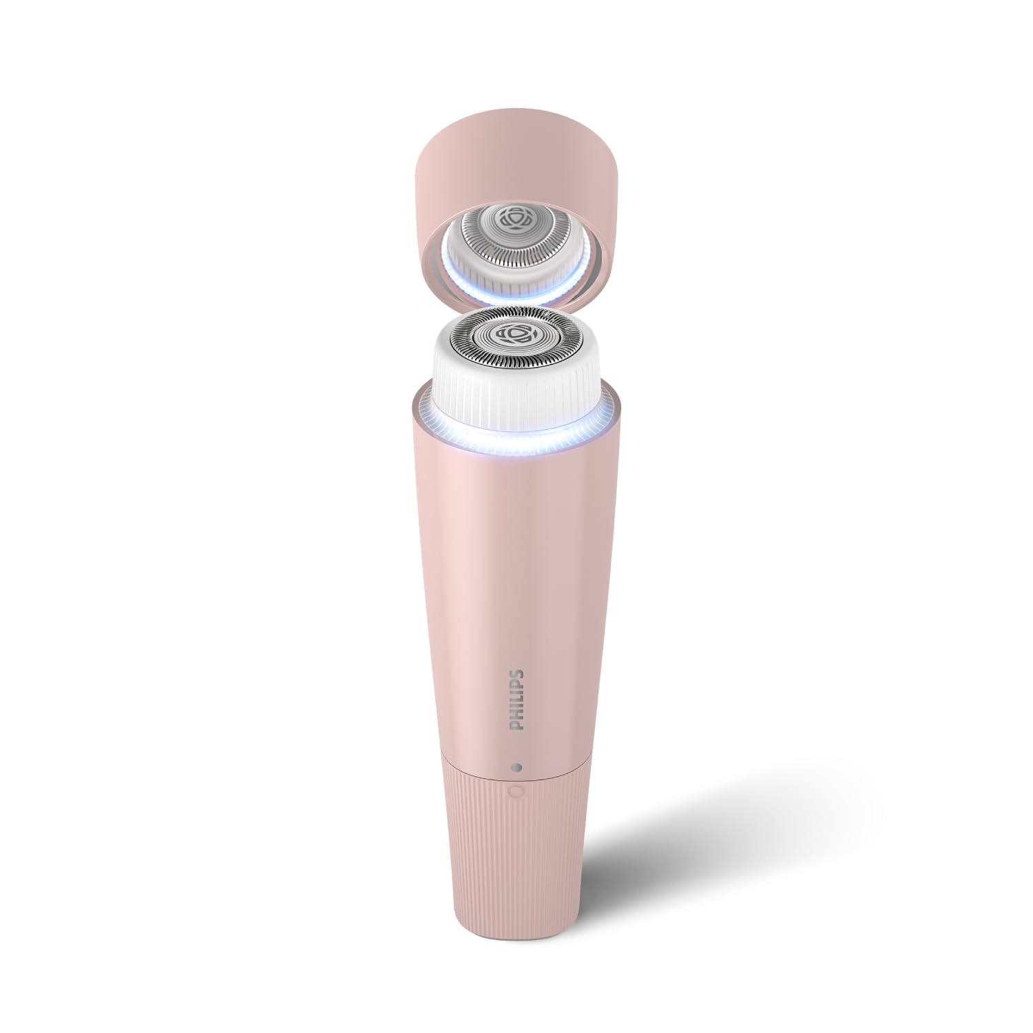 Philips depiladora facial serie 5000, depiladora personal para mujer, sin cable y compacta, con cabezal hipoalergénico, eliminación del vello facial suave y rápida, retoques fáciles, modelo BRR454/00