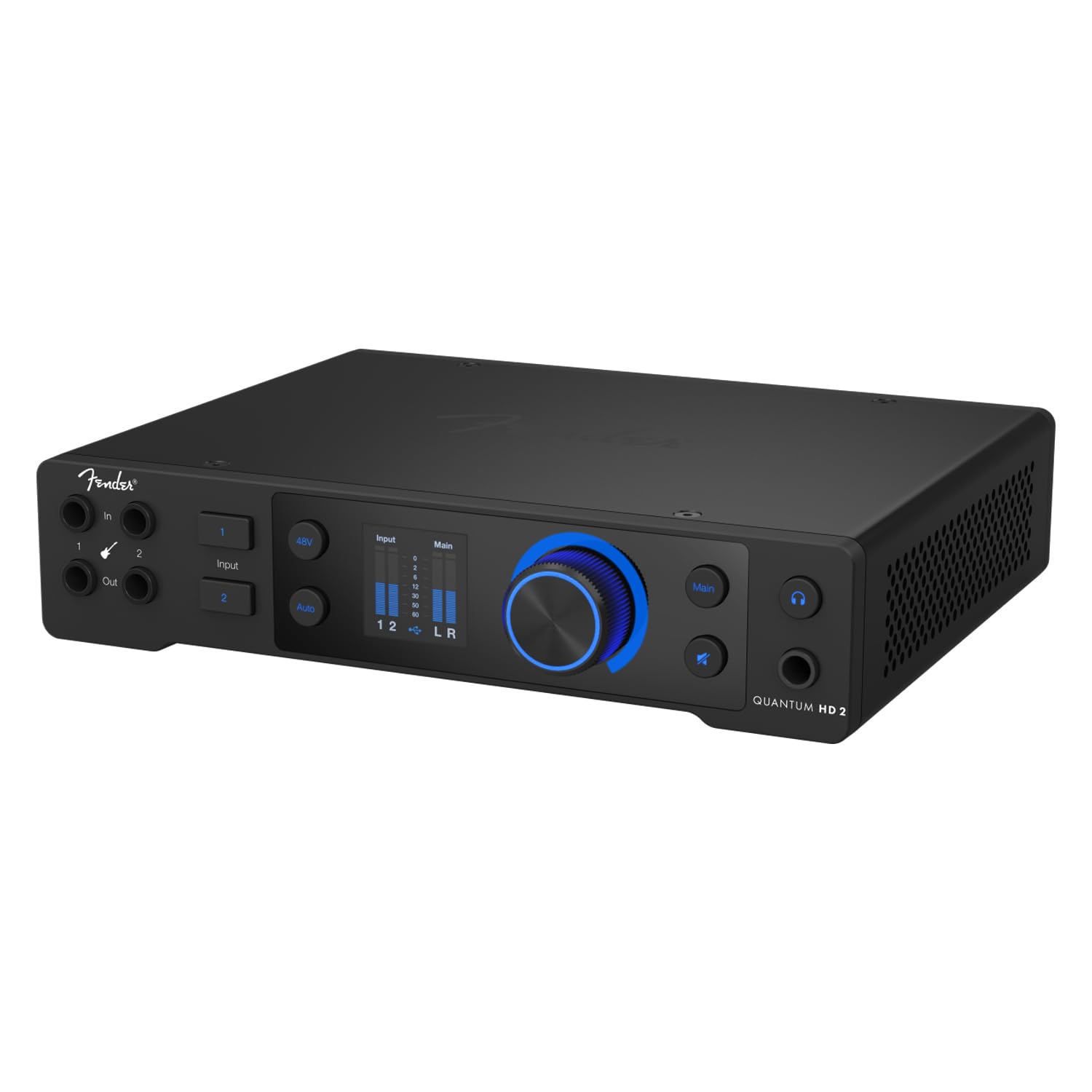 Fender Quantum HD 2 - Interfaz de audio USB-C (20 x 24 canales, con auriculares keepdrum)