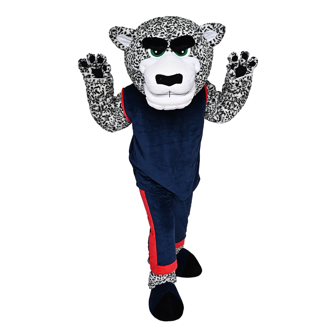 Dark Blue Leopard Panther Mascot Costume Funny Cartoon Fancy Dress