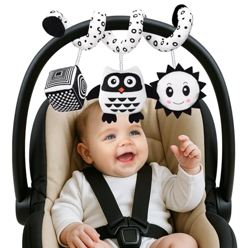 Mexgcom Schwarz Weiss Kinderwagenspielzeug Eulen