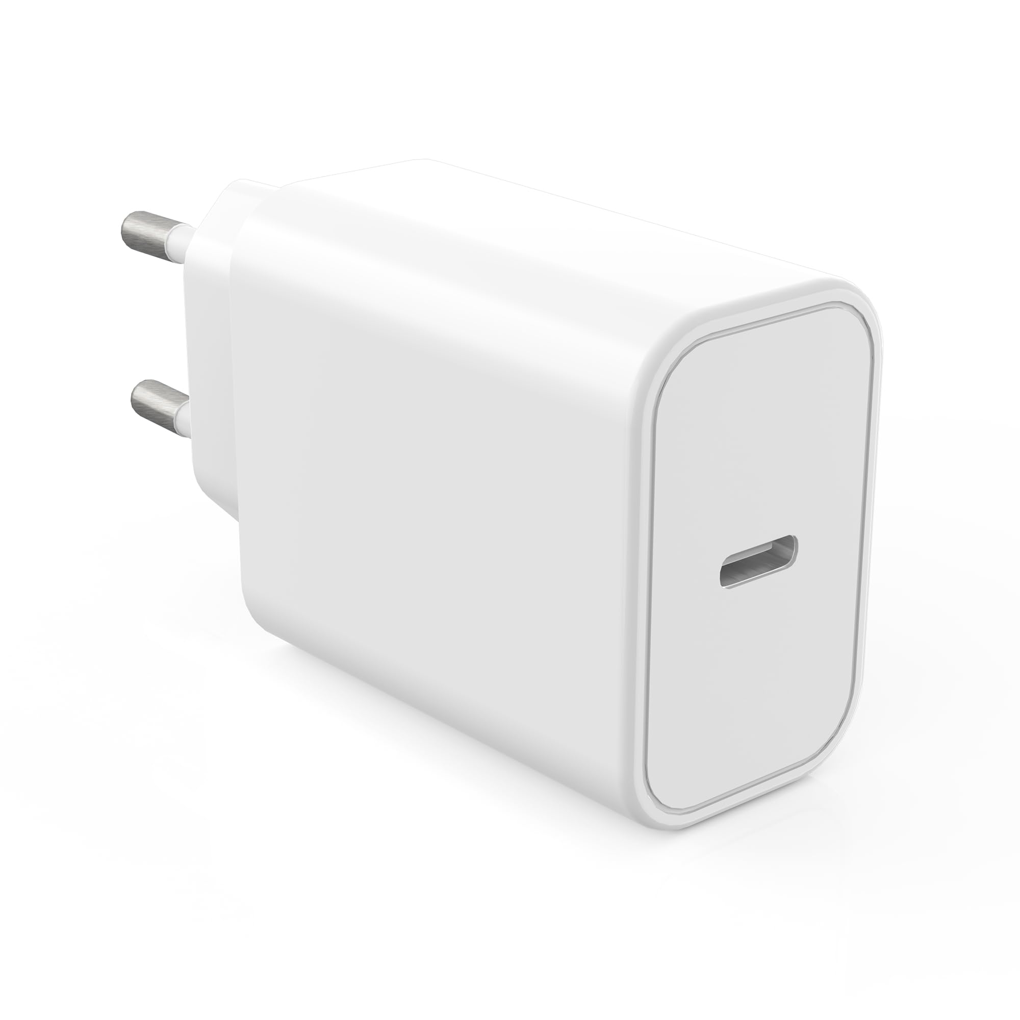 Cuxnoo Adattatore di Alimentazione USB C da 20 W, Blocco Caricatore da Muro con Cavo di Ricarica da USB-C a C da 4 Piedi per iPhone 15/15 Pro/Pro Max/iPad Pro