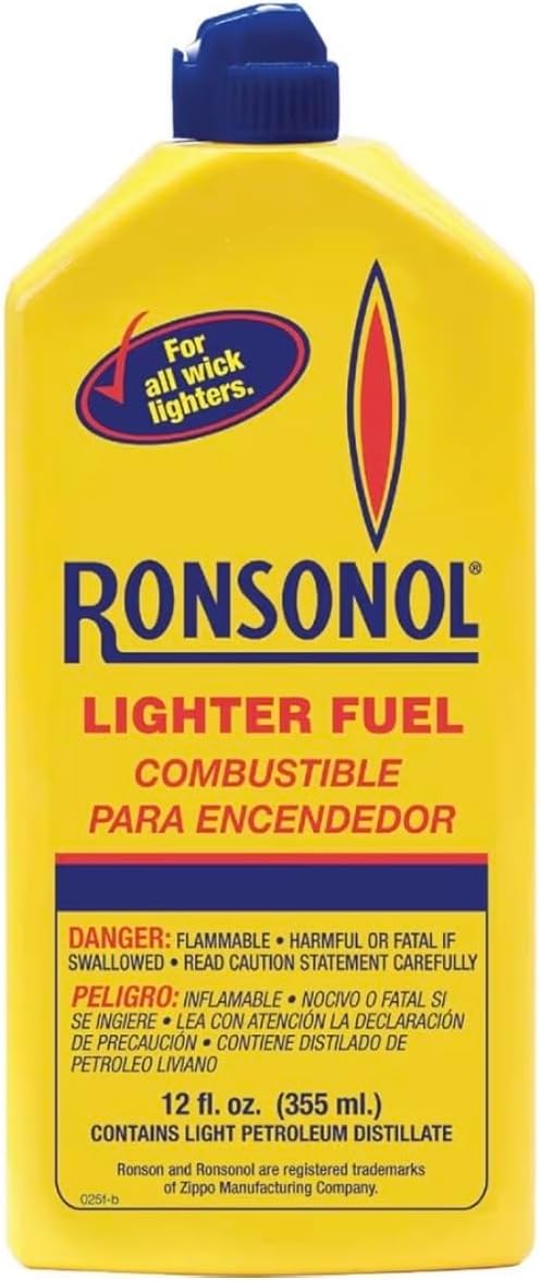 12 Ounces Ronsonol Lighter Fuel (Pack of 2)