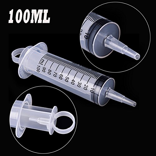 Buytra 3 Pack Garden Syringe 150, 100, 60ML/CC, Plastic Syringe for Hydroponics Nutrient Measuring, Watering, Refilling, Dispensing, Lab Experiment - Thumbnail 4