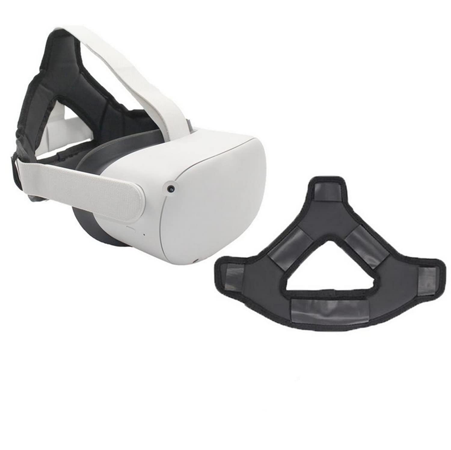 SKEIDO Anti-slip Head VR Strap Pad For Oculus Quest 2 Breathable Anti-sweat Pad Soft Cushion Headband Oculus Quest 2 Accessories