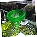 Happyyami 10pcs Fish Feeder with Aquarium Food Container for Shrimp Removable Design for Easy Use for Fish Tanks See-Through for Food Monitoring