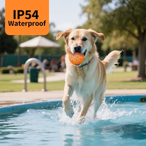Image of 2-in-1 Interactive Dog Ball Toy for Aggressive Chewers, Automatic Moving & Bouncing E-TPU Dog Ball, 3 Modes Smart Pet Toy with Motion Sensor