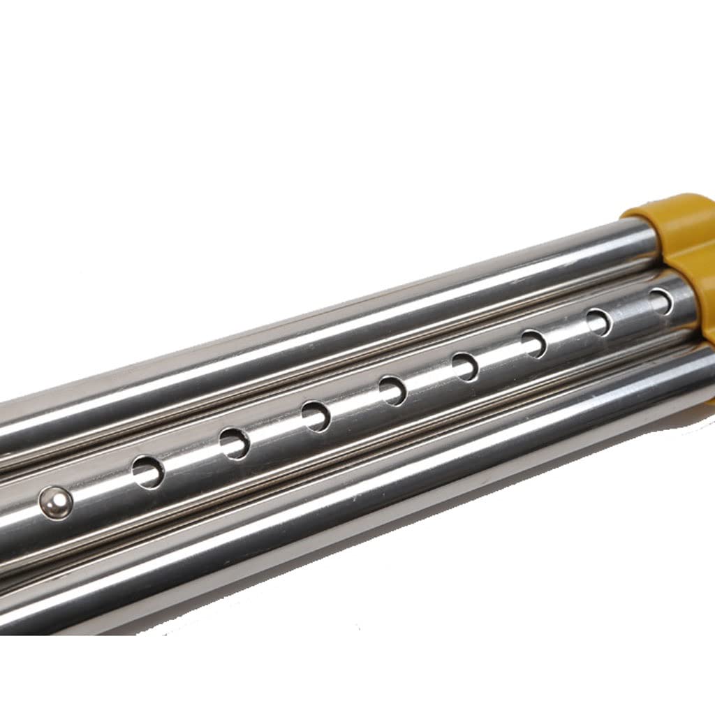 GCX- Muletas de Acero Inoxidable, muletas for Axilas for Ancianos, muletas Dobles telescópicas, muletas Dobles Ajustables for Adultos Firma
