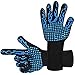 Produktbild Grillhandschuhe heat resistente Handschuhe für das Kochen 932°F-Oven Silikon Handschuh Fireproof für Smoker Baking-High-temp Barbecue Grillen Potholders