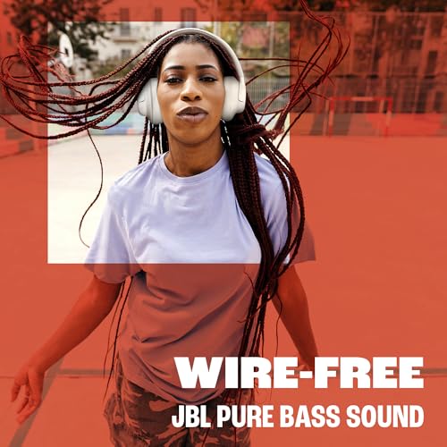 Image of JBL Tune 730BT - Wireless Over-Ear Bluetooth 6.0 Headphones with Powerful JBL Pure Bass Sound, 2 beamforming mics for Perfect Calls, Up to 76 Hours of Battery Life, & Multi-Point Connection (White)