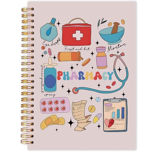 AQYIP Spiral Notebook Journal For Women Beautiful Minimalistic Design,390